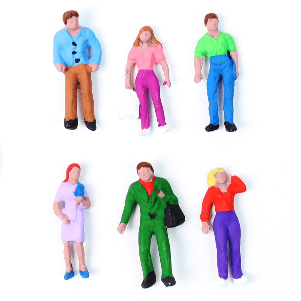 Figuras Para Maquetes 1/100 597 Minitec 06 Peças